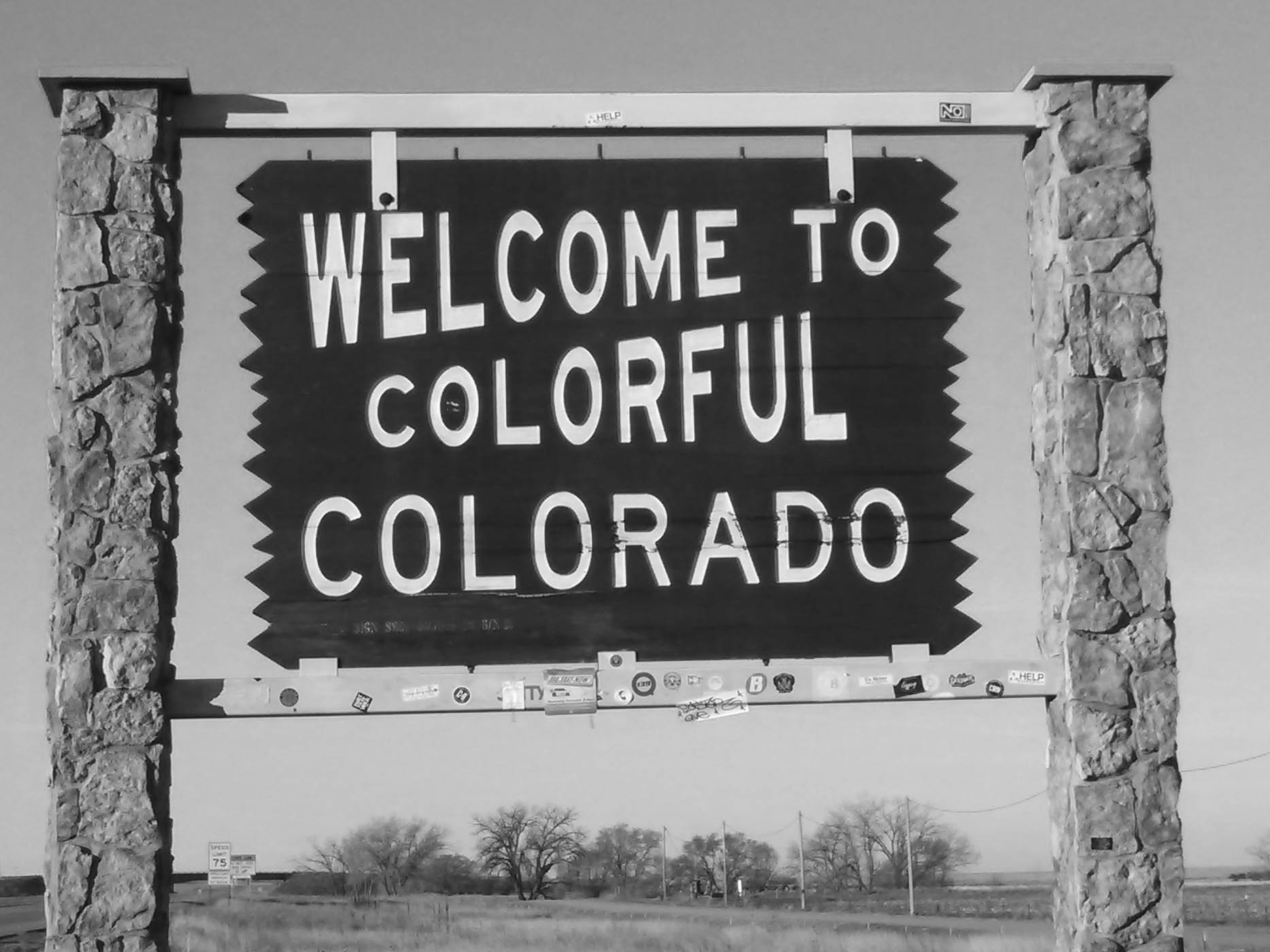 Welcome to Colorado BW